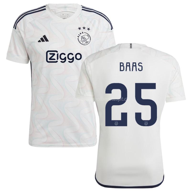 camisola ajax baas equipamento suplente 2023-24