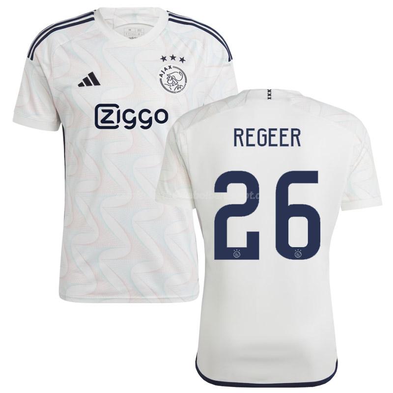 camisola ajax regeer equipamento suplente 2023-24