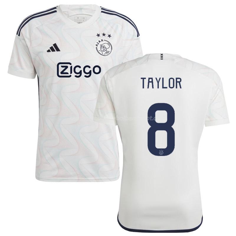 camisola ajax taylor equipamento suplente 2023-24