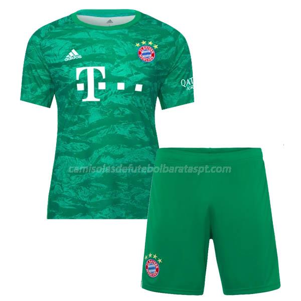 camisola bayern de munich crianças do guarda-redes equipamento principal 2019-2020