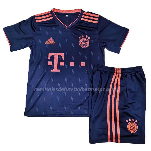 camisola bayern de munich crianças equipamento alternativo 2019-2020