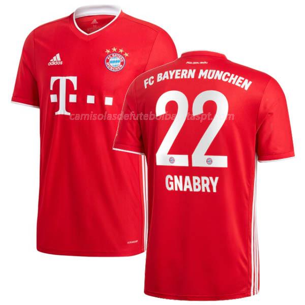 camisola bayern de munich gnabry equipamento principal 2020-21