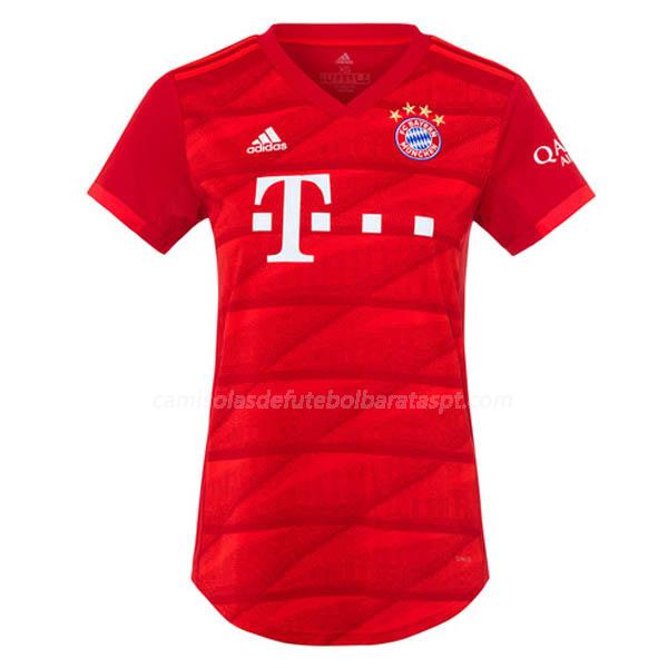 camisola bayern de munich mulher equipamento principal 2019-2020