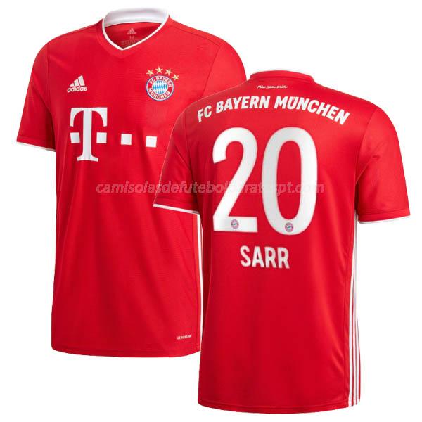 camisola bayern de munich sarr equipamento principal 2020-21