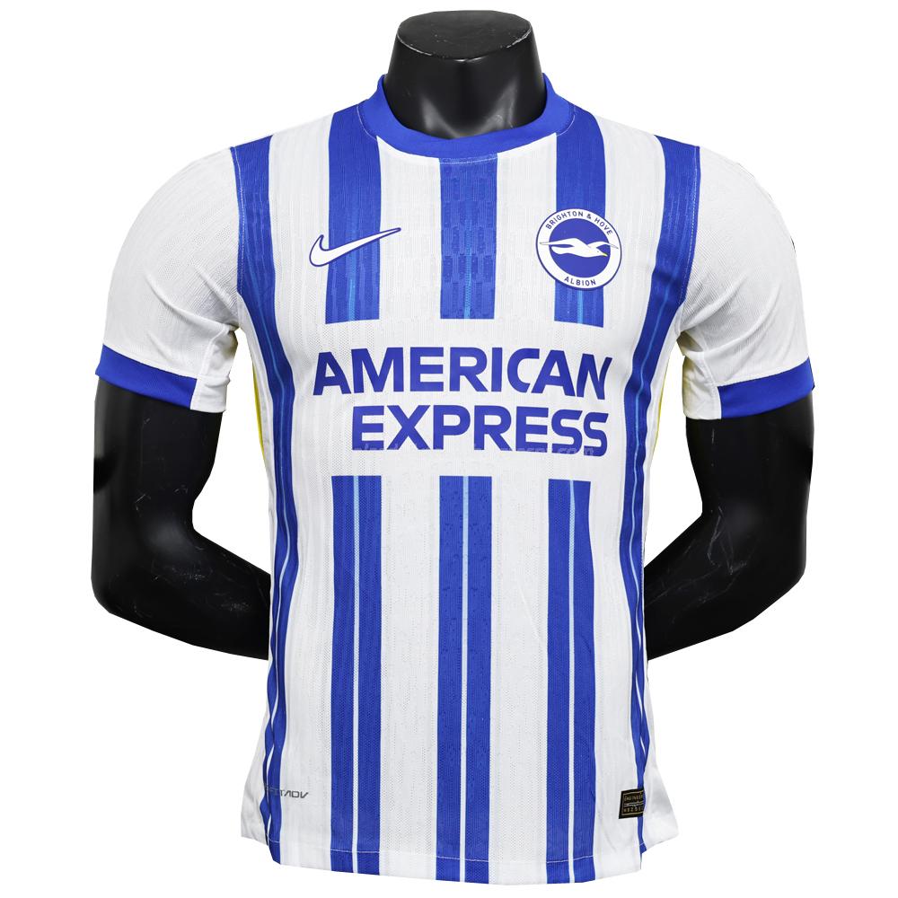 camisola brighton hove albion edição player equipamento principal 2024-25