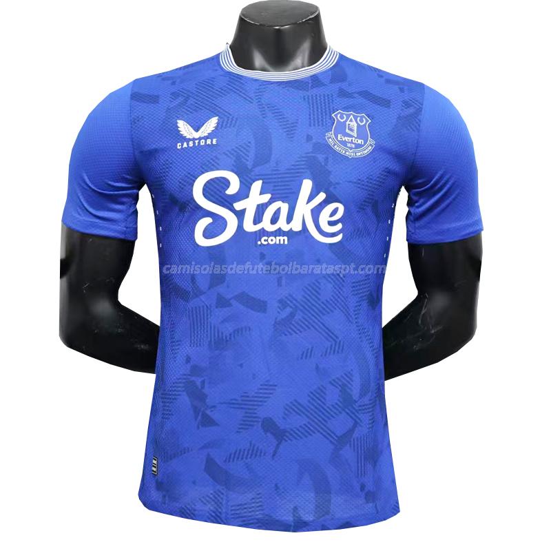 camisola everton edição player equipamento principal 2024-25