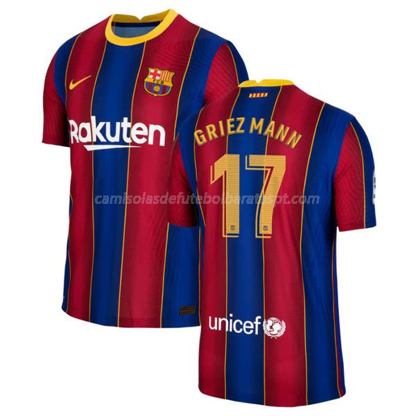 camisola fc barcelona griezmann equipamento principal 2020-21