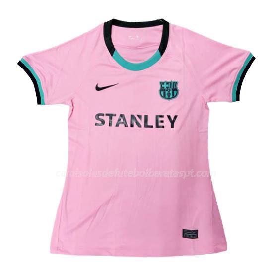 camisola fc barcelona mulher equipamento alternativo 2020-21