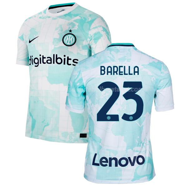 camisola inter de milão barella equipamento suplente 2022-23