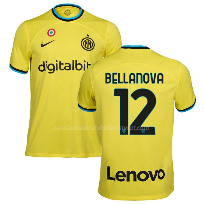 camisola inter de milão bellanova equipamento alternativo 2022-23