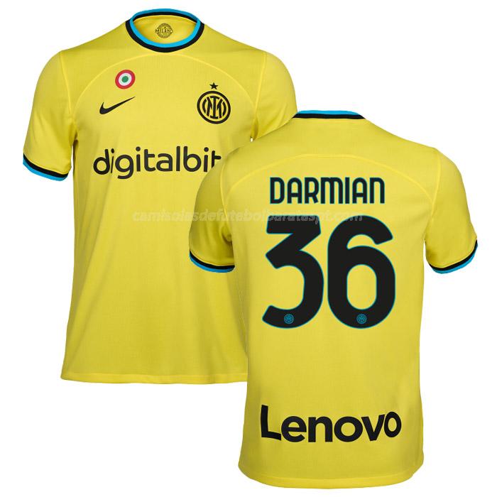 camisola inter de milão darmian equipamento alternativo 2022-23