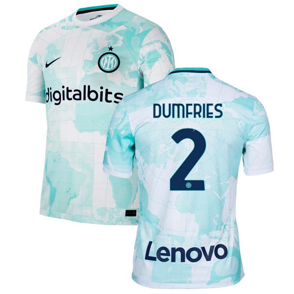 camisola inter de milão dumfries equipamento suplente 2022-23