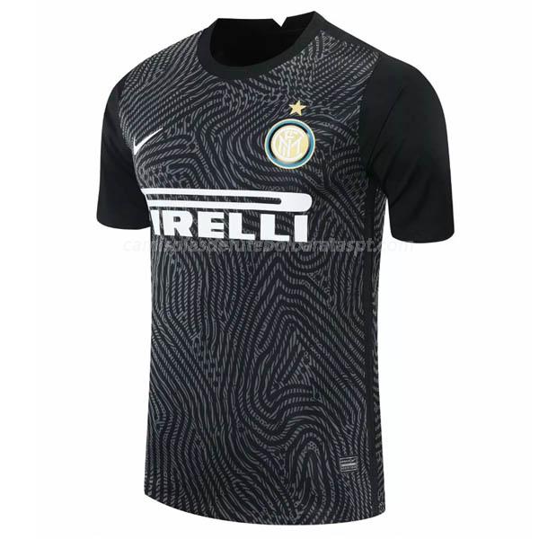 camisola inter de milão guarda-redes preto 2020-21