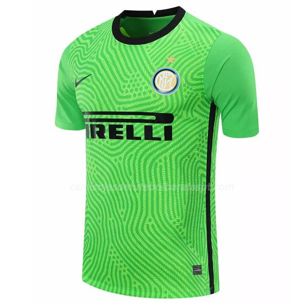 camisola inter de milão guarda-redes verde 2020-21