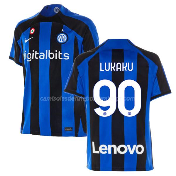 camisola inter de milão lukaku equipamento principal 2022-23