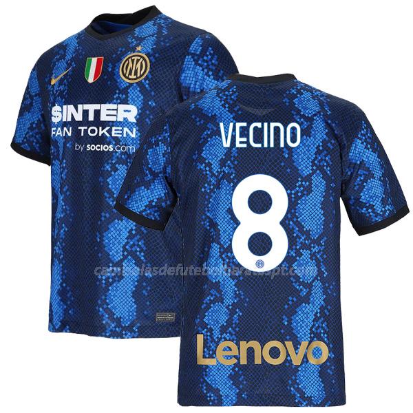 camisola inter de milão vecino equipamento principal 2021-22