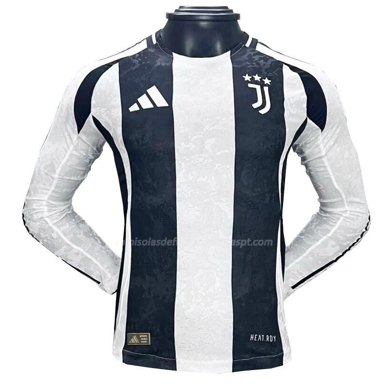 camisola juventus manga comprida equipamento principal 2024-25