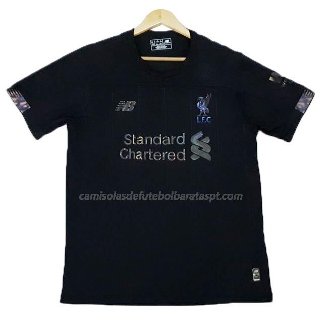 camisola liverpool edição limitada preto 2019-2020