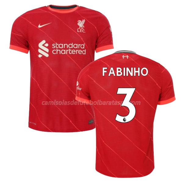 camisola liverpool fabinho equipamento principal 2021-22