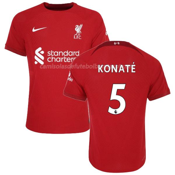 camisola liverpool konate equipamento principal 2022-23