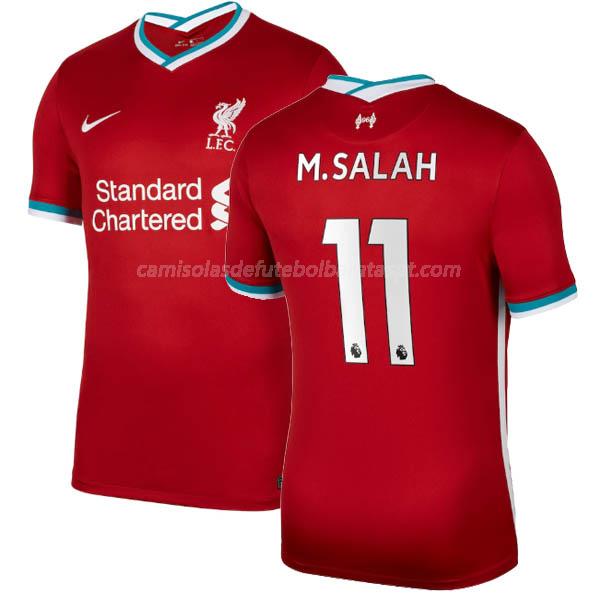 camisola liverpool m.salah equipamento principal 2020-21