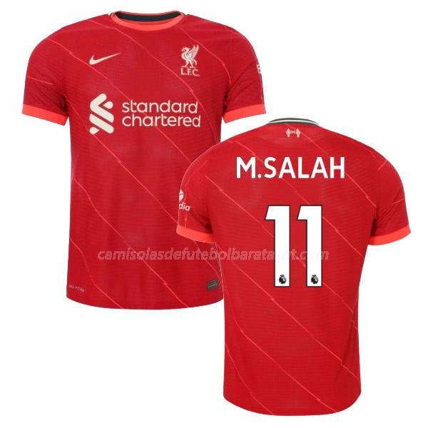 camisola liverpool m.salah equipamento principal 2021-22