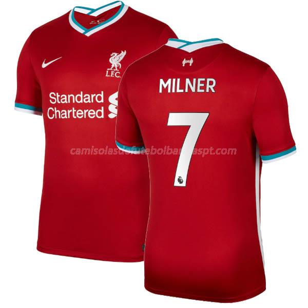 camisola liverpool milner equipamento principal 2020-21