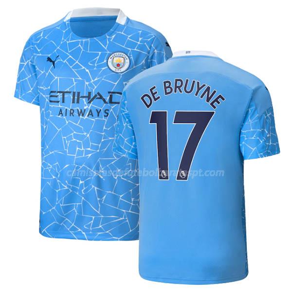 camisola manchester city de bruyne equipamento principal 2020-21