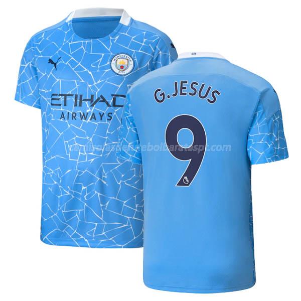 camisola manchester city g.jesus equipamento principal 2020-21