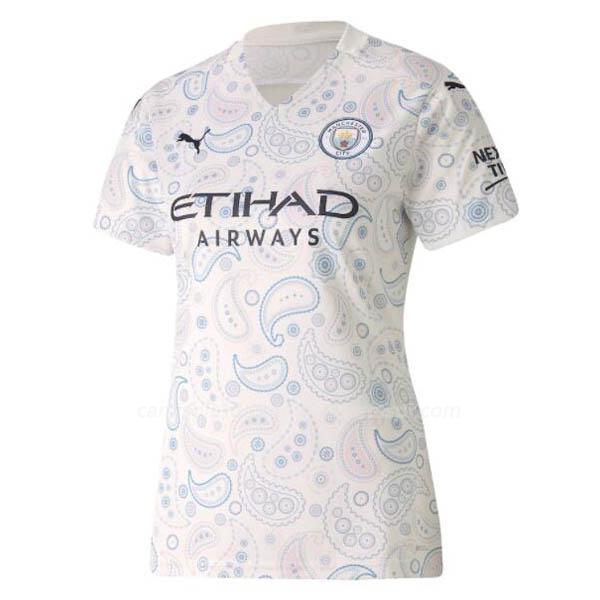 camisola manchester city mulher equipamento alternativo 2020-21