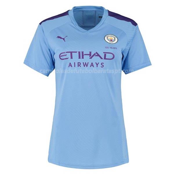 camisola manchester city mulher equipamento principal 2019-2020