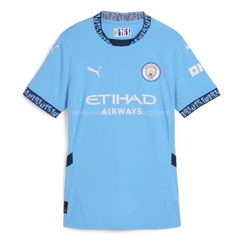 camisola manchester city mulher equipamento principal 2024-25