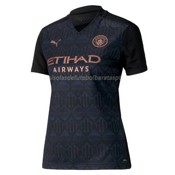 camisola manchester city mulher equipamento suplente 2020-21