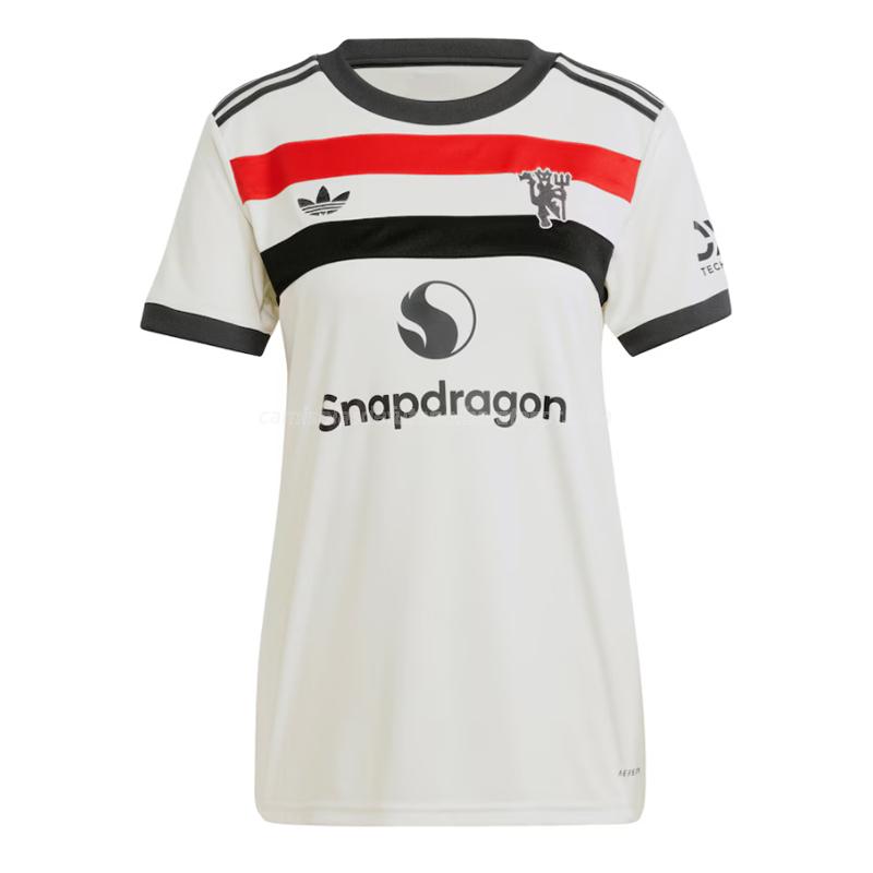 camisola manchester united mulher equipamento alternativo 2024-25