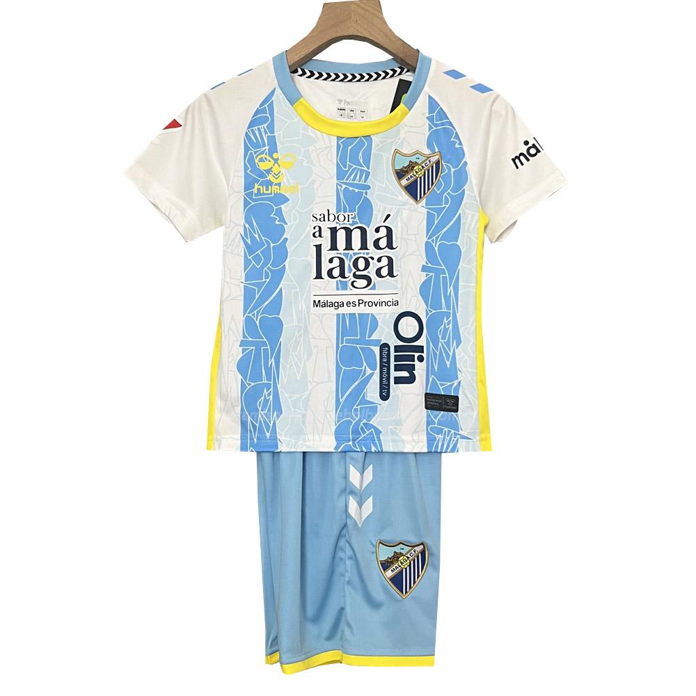 camisola málaga cf crianças equipamento principal 2024-25