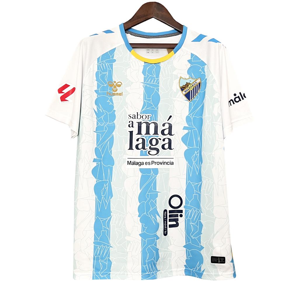 camisola málaga cf equipamento principal 2024-25