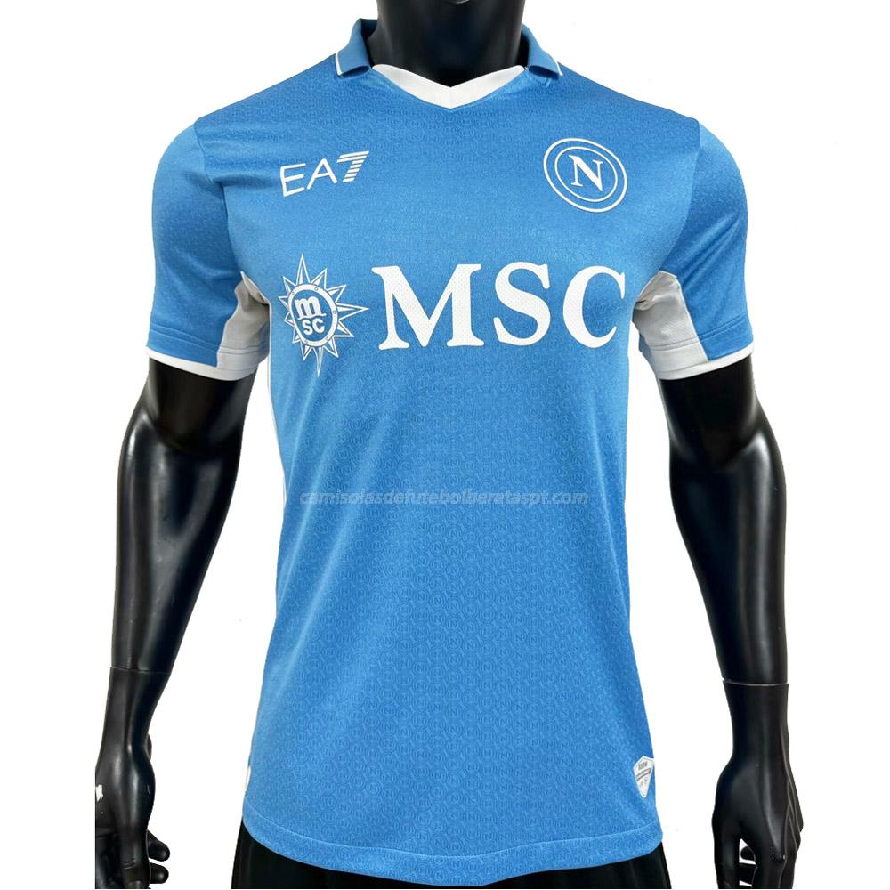 camisola napoli edição player equipamento principal 2024-25