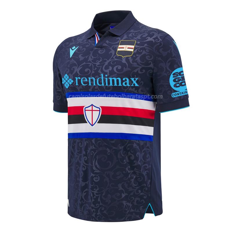 camisola sampdoria equipamento alternativo 2024-25