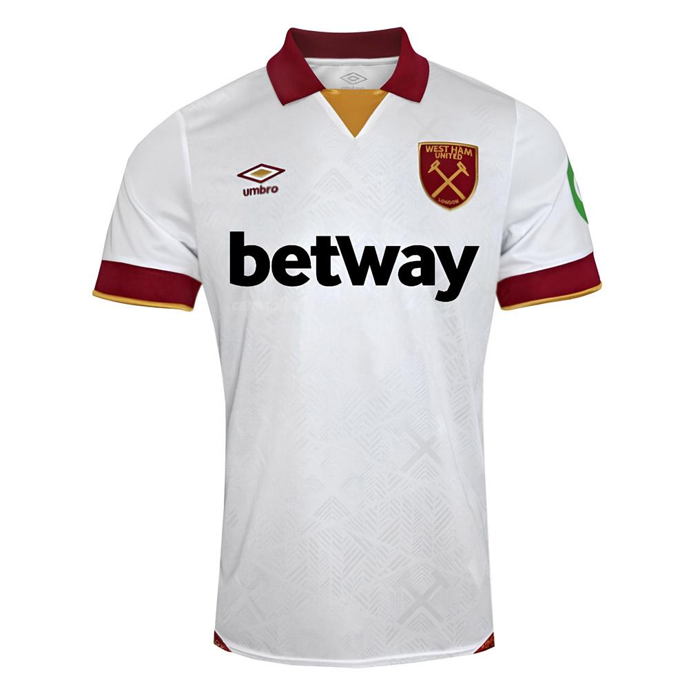 camisola west ham equipamento alternativo 2024-25