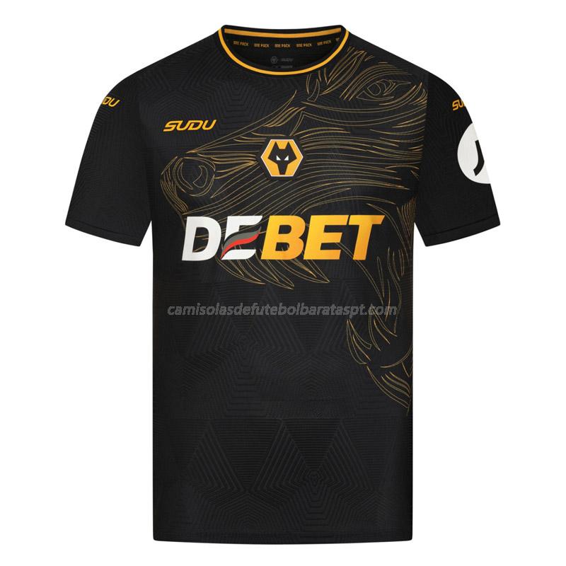 camisola wolverhampton wanderers equipamento suplente 2024-25