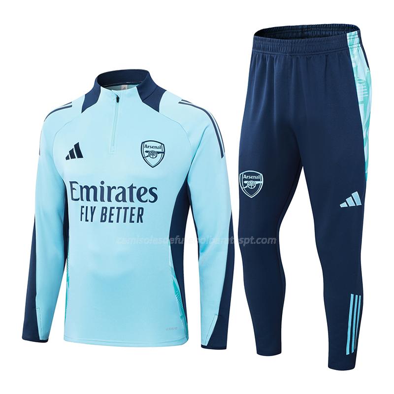 sweatshirt arsenal azul chiaro 2024-25