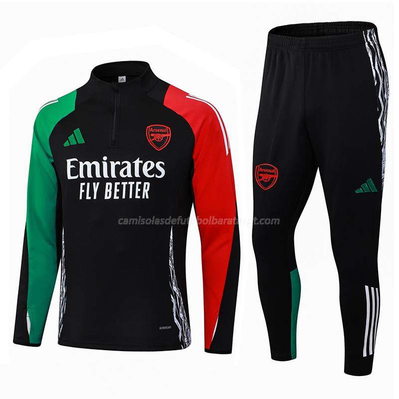 sweatshirt arsenal preto 2024-25