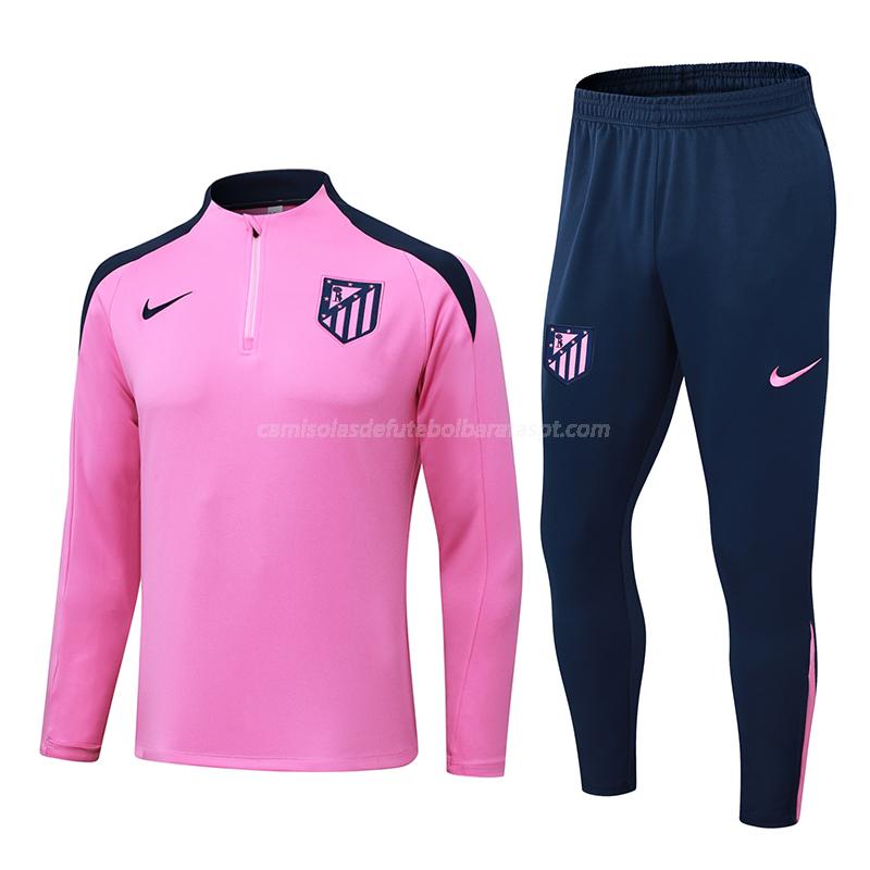 sweatshirt atlético de madrid rosa 2024-25