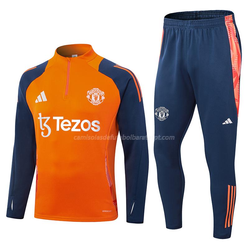 sweatshirt manchester united laranja 2024-25