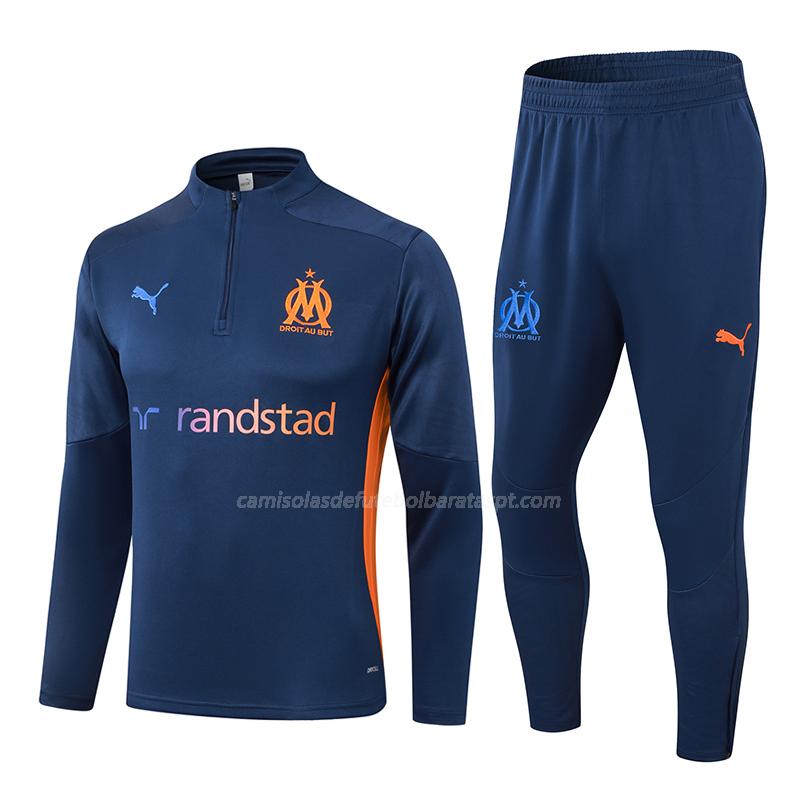 sweatshirt olympique de marsella azul navy 2024-25