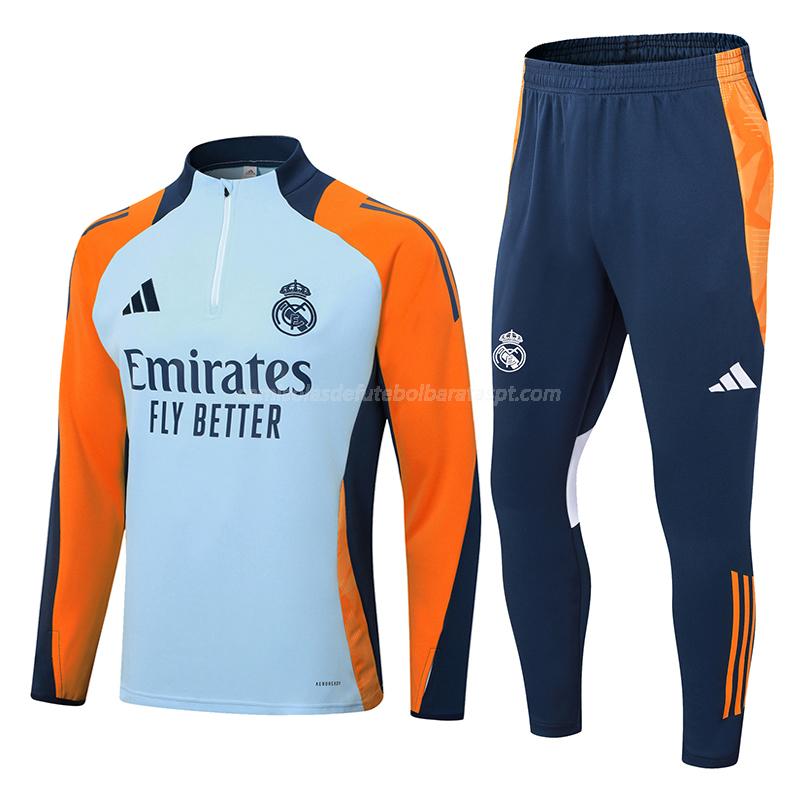 sweatshirt real madrid azzurro chiaro 2024-25