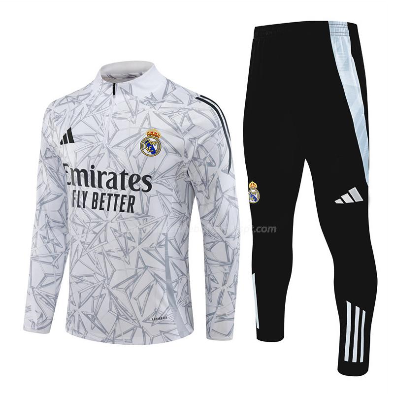 sweatshirt real madrid branco 2024-25