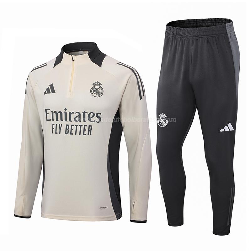 sweatshirt real madrid crema 2024-25